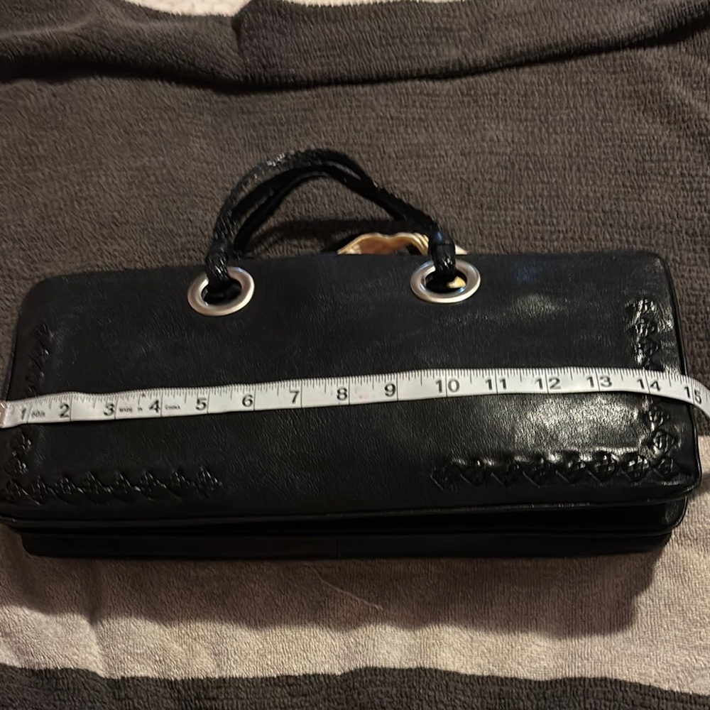 Bottega Veneta Black Leather Bag - Picture 2 of 11